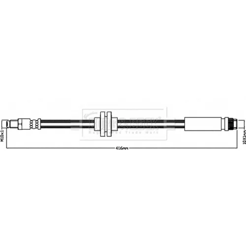 Brzdová hadica BBH8569 (BORG & BECK)