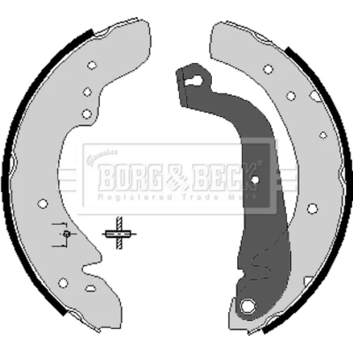 Sada brzdových čeľustí BORG & BECK BBS6059