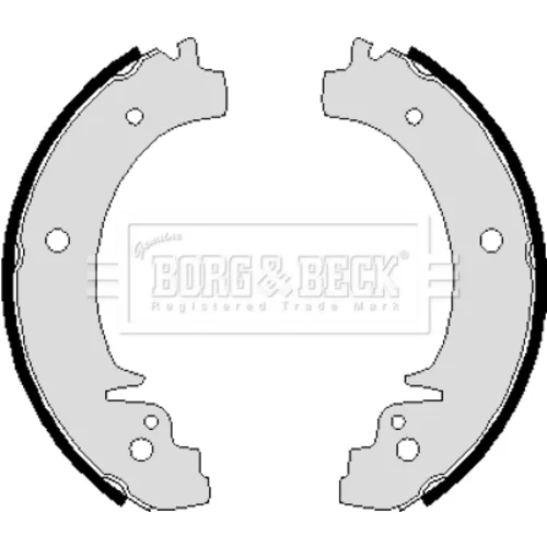 Sada brzdových čeľustí BBS6075 (BORG & BECK) - obr. 1