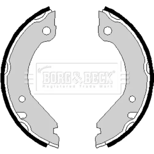 Sada brzd. čeľustí parkov. brzdy BORG & BECK BBS6134
