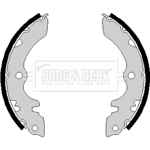 Sada brzdových čeľustí BORG & BECK BBS6136