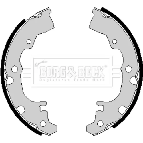 Sada brzdových čeľustí BORG & BECK BBS6144
