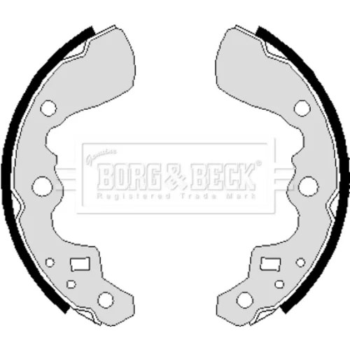 Sada brzdových čeľustí BORG & BECK BBS6237