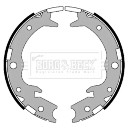 Sada brzd. čeľustí parkov. brzdy BORG & BECK BBS6321