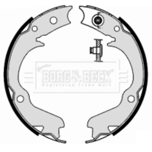 Sada brzd. čeľustí parkov. brzdy BORG & BECK BBS6383