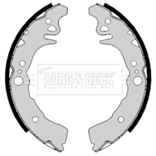 Sada brzdových čeľustí BORG & BECK BBS6387