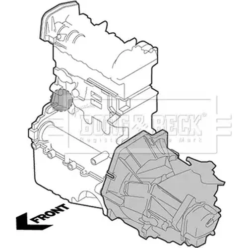 Uloženie motora BORG & BECK BEM4485