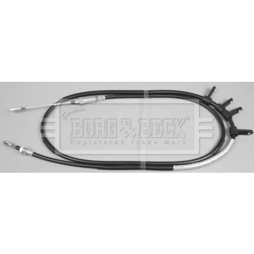 Ťažné lanko parkovacej brzdy BORG & BECK BKB3763