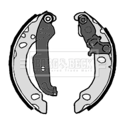 Sada brzdových čeľustí BORG & BECK BBS6319