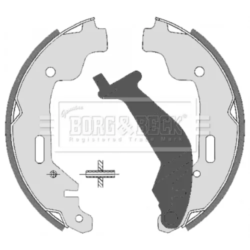 Sada brzdových čeľustí BORG & BECK BBS6326