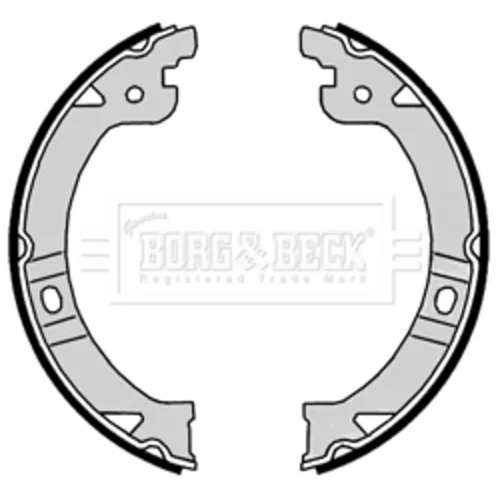 Sada brzd. čeľustí parkov. brzdy BORG & BECK BBS6341