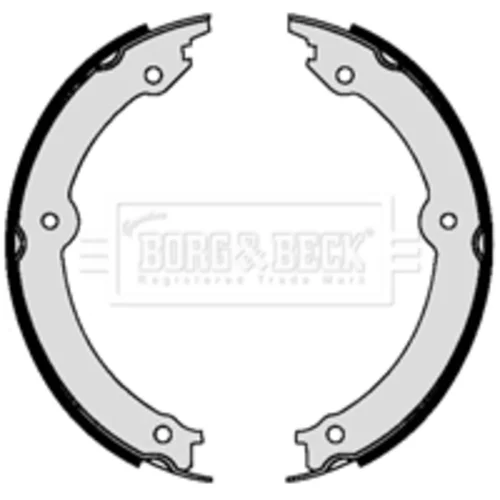 Sada brzd. čeľustí parkov. brzdy BORG & BECK BBS6426
