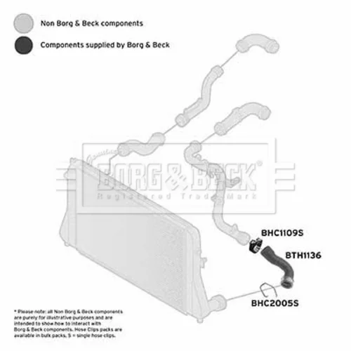 Hadica plniaceho vzduchu BTH1136 (BORG & BECK) - obr. 1