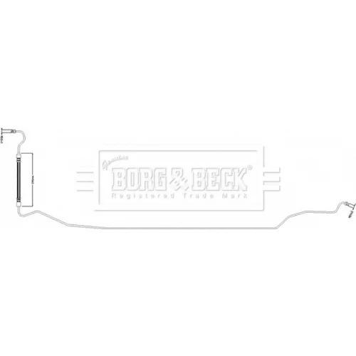 Brzdová hadica BORG & BECK BBH8589