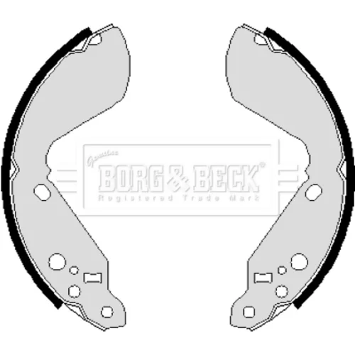 Sada brzdových čeľustí BORG & BECK BBS6031