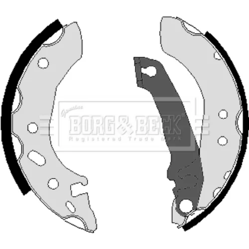 Sada brzdových čeľustí BORG & BECK BBS6036