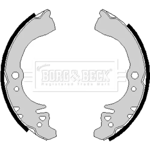 Sada brzdových čeľustí BORG & BECK BBS6139