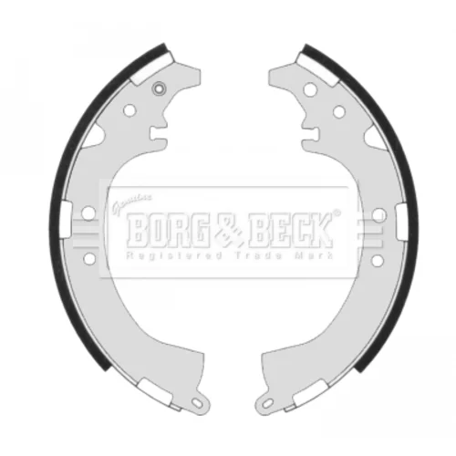 Sada brzdových čeľustí BORG & BECK BBS6307