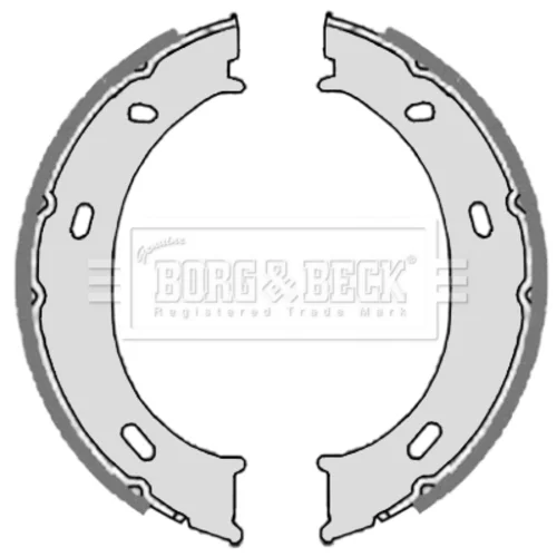 Sada brzd. čeľustí parkov. brzdy BORG & BECK BBS6327