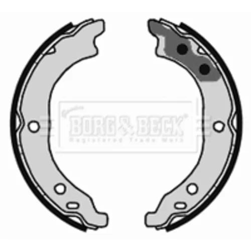Sada brzd. čeľustí parkov. brzdy BORG & BECK BBS6388