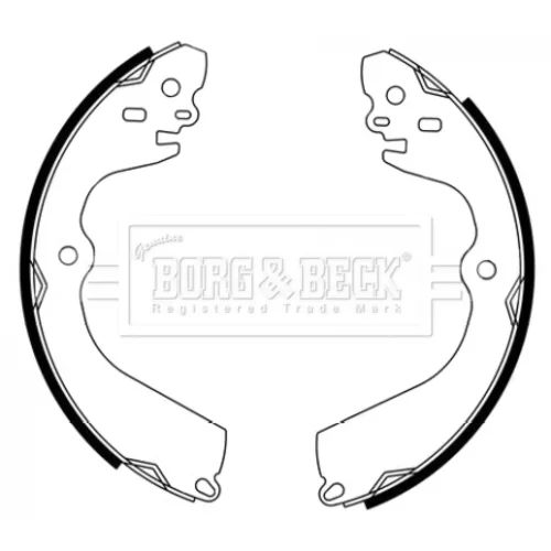 Sada brzdových čeľustí BBS6495 (BORG & BECK) - obr. 1
