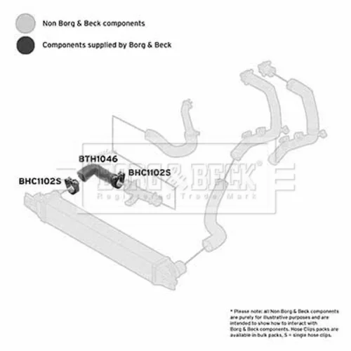 Hadica plniaceho vzduchu BTH1046 (BORG & BECK) - obr. 2