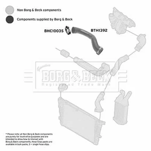 Hadica plniaceho vzduchu BTH1392 (BORG & BECK) - obr. 1