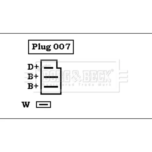 Alternátor BORG & BECK BBA2222