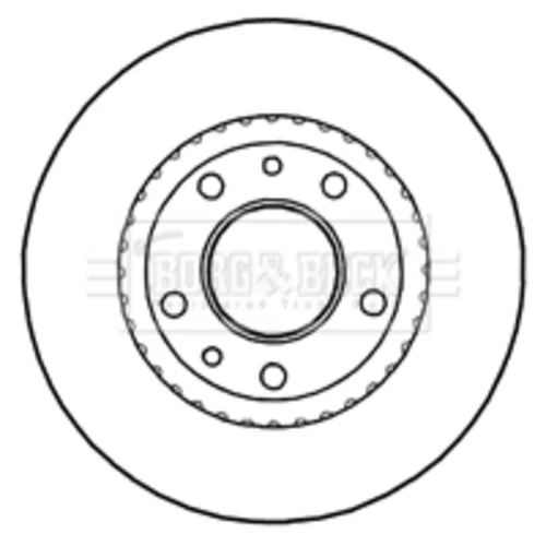 Brzdový kotúč BBD4652 (BORG & BECK) - obr. 1