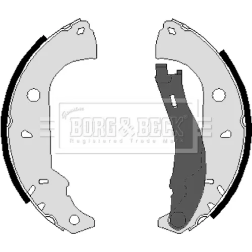 Sada brzdových čeľustí BORG & BECK BBS6026