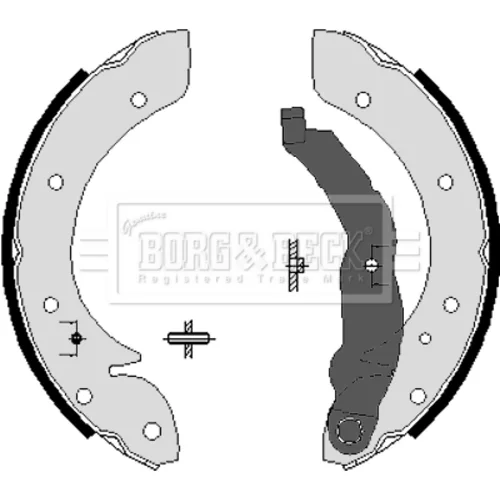 Sada brzdových čeľustí BORG & BECK BBS6207