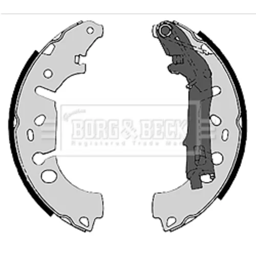 Sada brzdových čeľustí BORG & BECK BBS6368