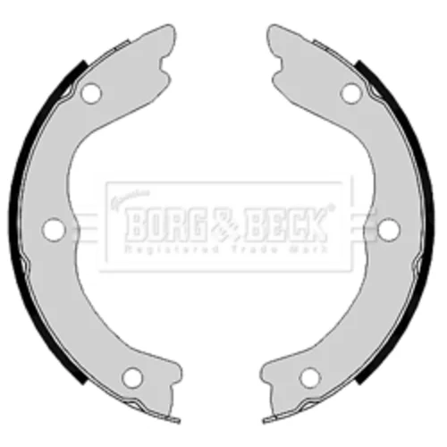 Sada brzd. čeľustí parkov. brzdy BORG & BECK BBS6370