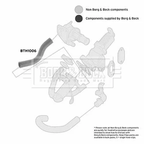 Hadica plniaceho vzduchu BTH1006 (BORG & BECK) - obr. 2