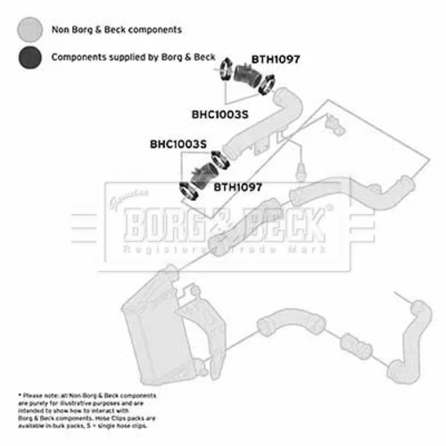 Hadica plniaceho vzduchu BTH1097 (BORG & BECK) - obr. 2