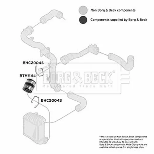 Hadica plniaceho vzduchu BTH1144 (BORG & BECK) - obr. 2