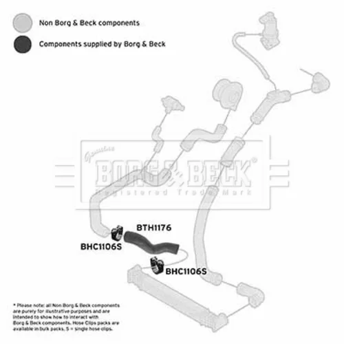 Hadica plniaceho vzduchu BTH1177 (BORG & BECK) - obr. 2
