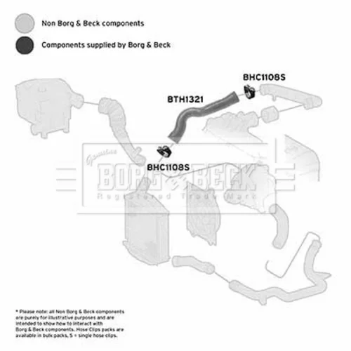 Hadica plniaceho vzduchu BTH1321 (BORG & BECK) - obr. 2