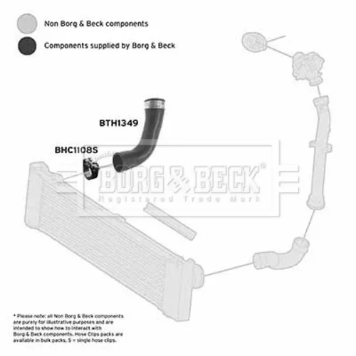 Hadica plniaceho vzduchu BTH1349 (BORG & BECK) - obr. 2