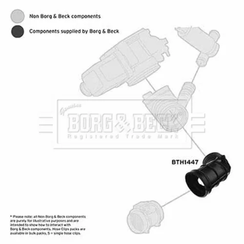 Nasávacia hadica, Vzduchový filter BTH1447 (BORG & BECK) - obr. 2