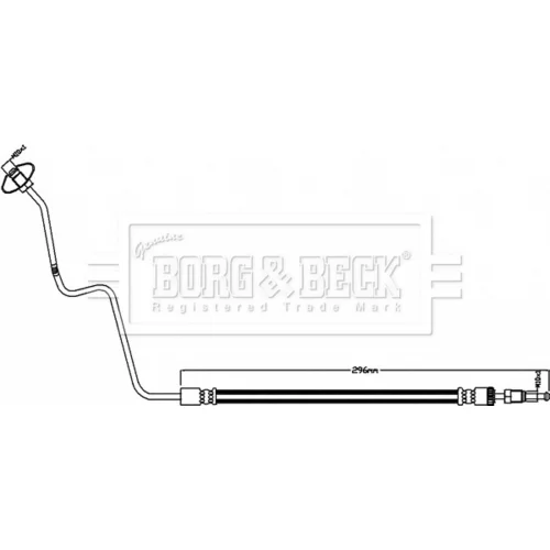 Brzdová hadica BORG & BECK BBH8493