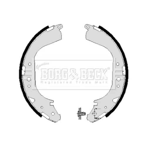 Sada brzdových čeľustí BORG & BECK BBS6004
