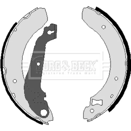 Sada brzdových čeľustí BORG & BECK BBS6090