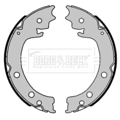 Sada brzd. čeľustí parkov. brzdy BORG & BECK BBS6485