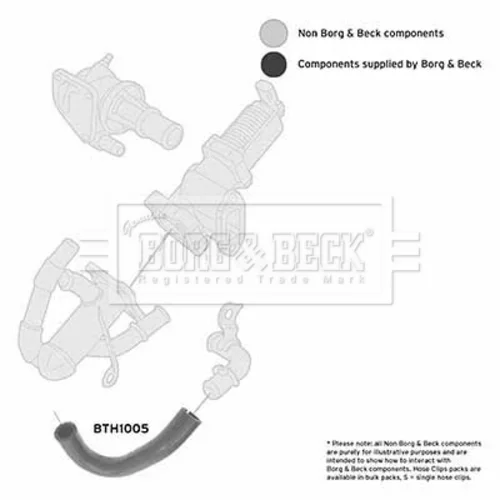 Hadica plniaceho vzduchu BTH1005 (BORG & BECK) - obr. 1