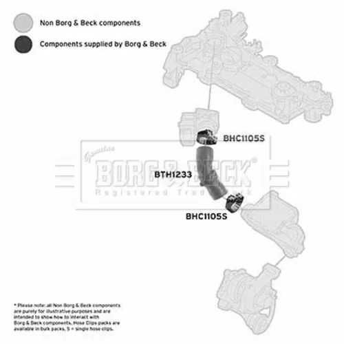 Hadica plniaceho vzduchu BTH1233 (BORG & BECK) - obr. 2