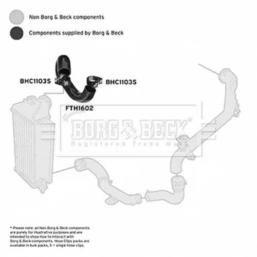 Hadica plniaceho vzduchu BTH1602 (BORG & BECK) - obr. 1
