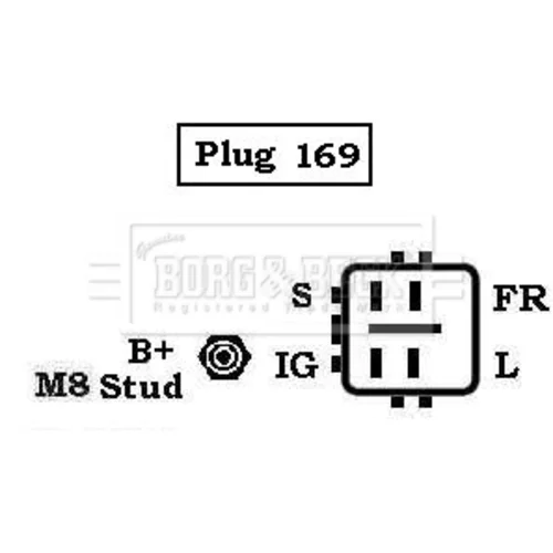 Alternátor BORG & BECK BBA3046