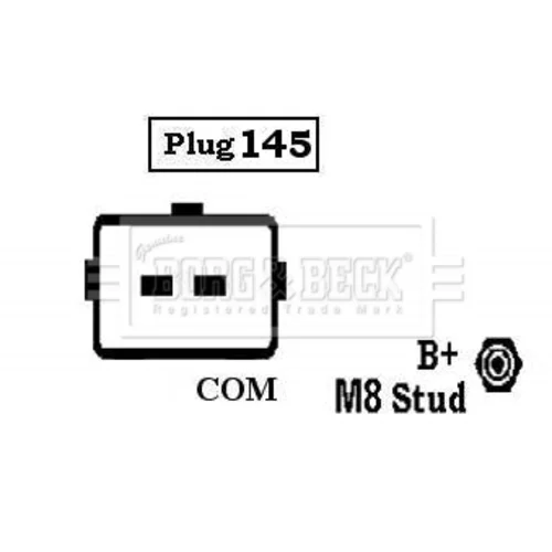 Alternátor BORG & BECK BBA3064