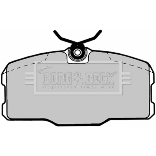 Sada brzdových platničiek kotúčovej brzdy BBP1145 (BORG & BECK)